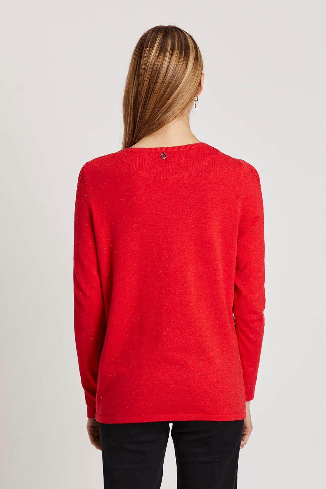 Sweater Liso Rojo iO 18120224053103-4
