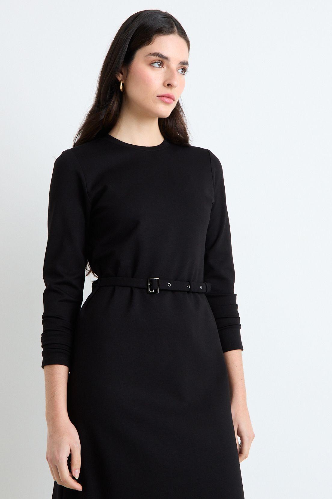 Vestido Largo Negro Ash 13007225001102-1