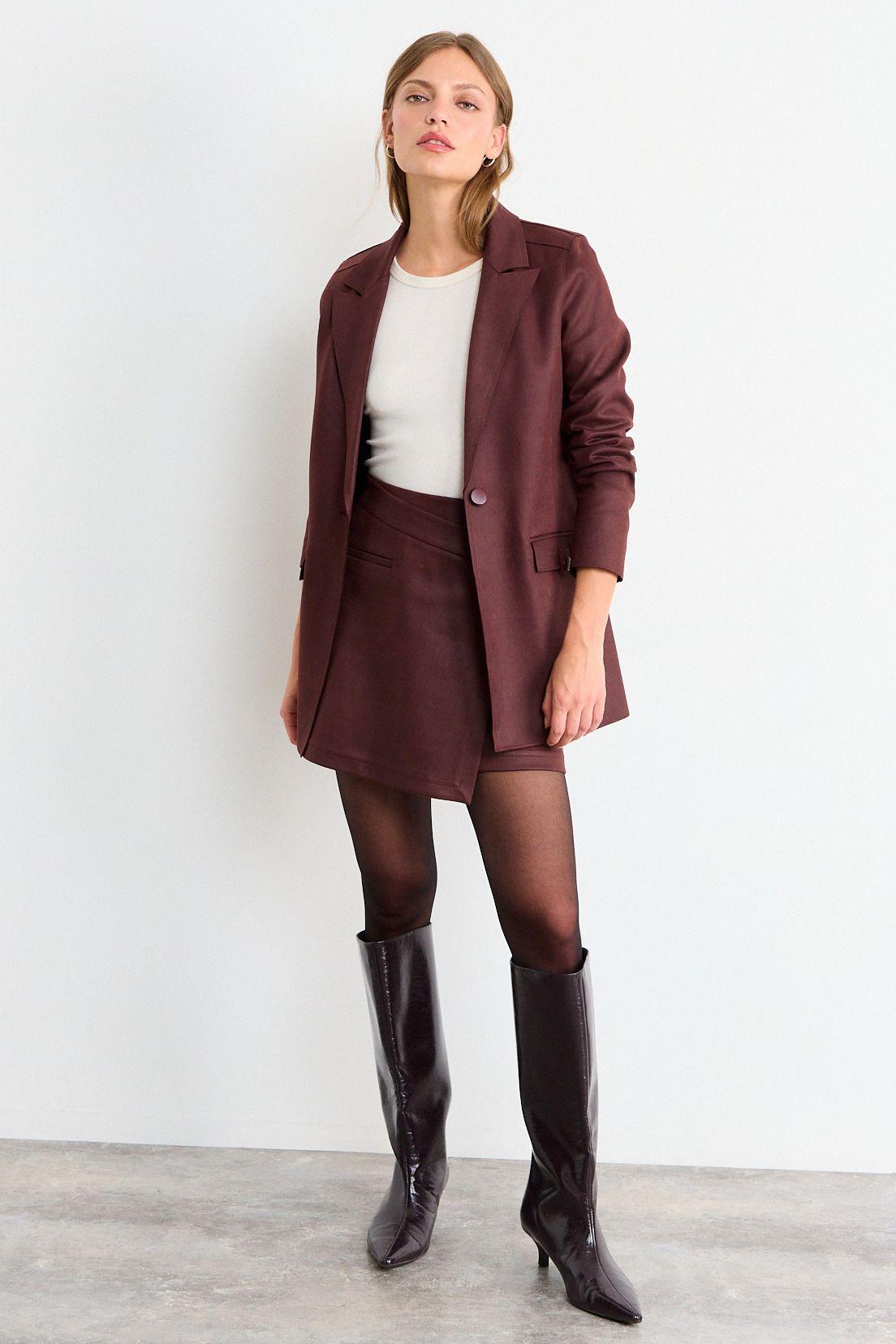 Blazer Liso Café iO 16020126010109-3