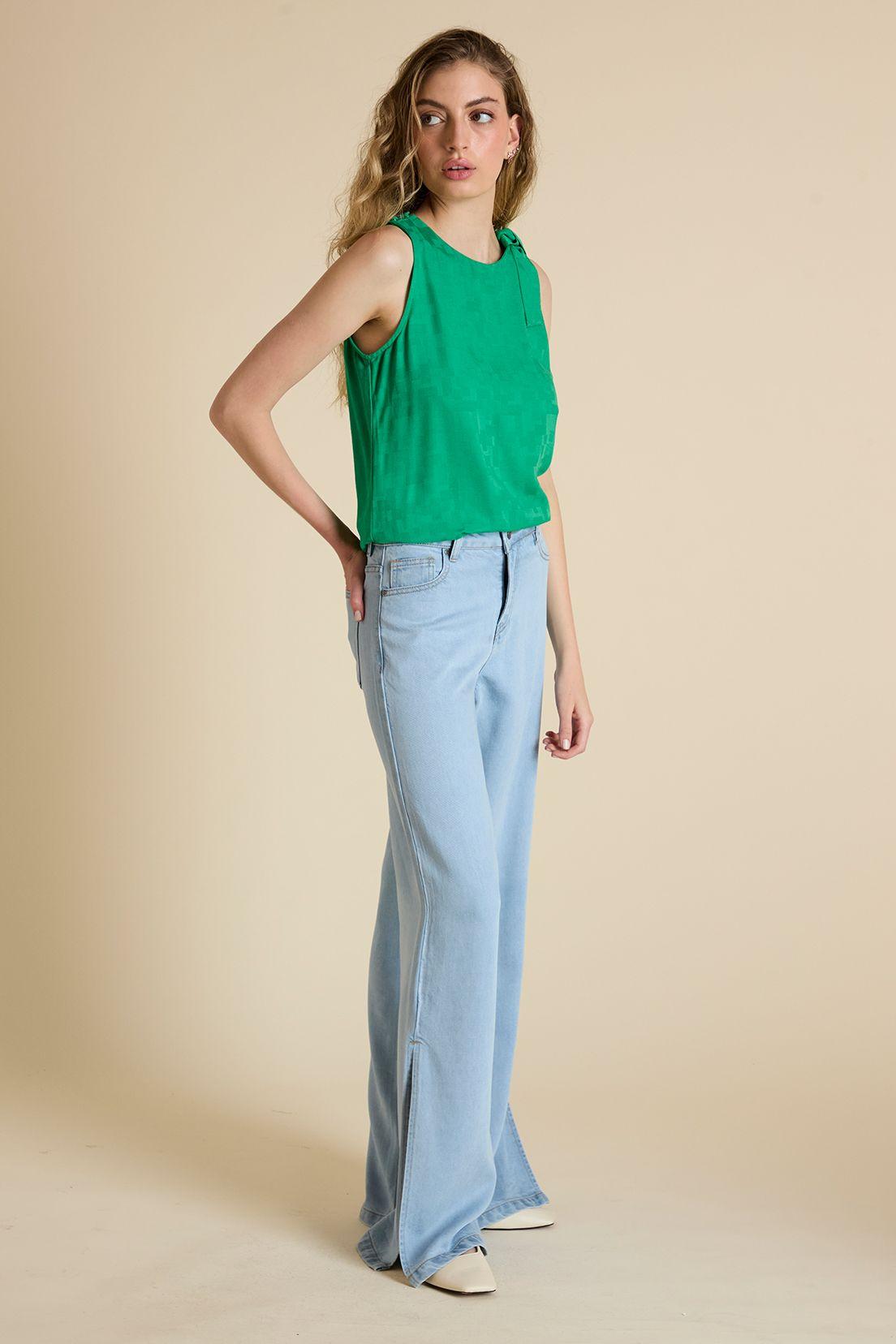 Blusa Lisa verde musgo iO 14020125005107-2