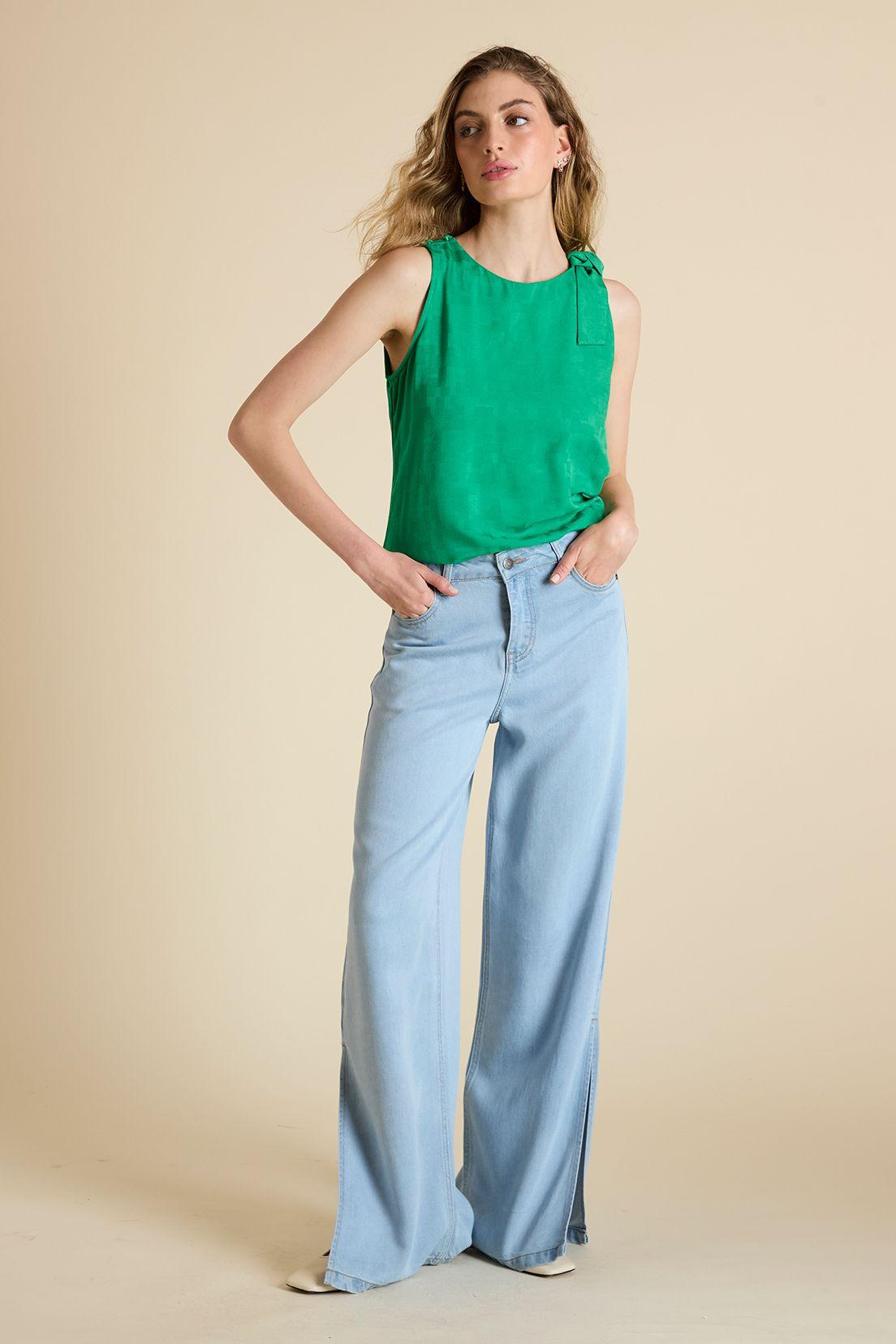 Blusa Lisa verde musgo iO 14020125005107-4