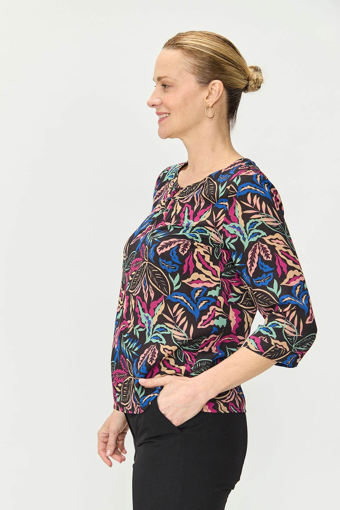 Blusa Fantaisa Negro Ma Griffe 14104224004102-2