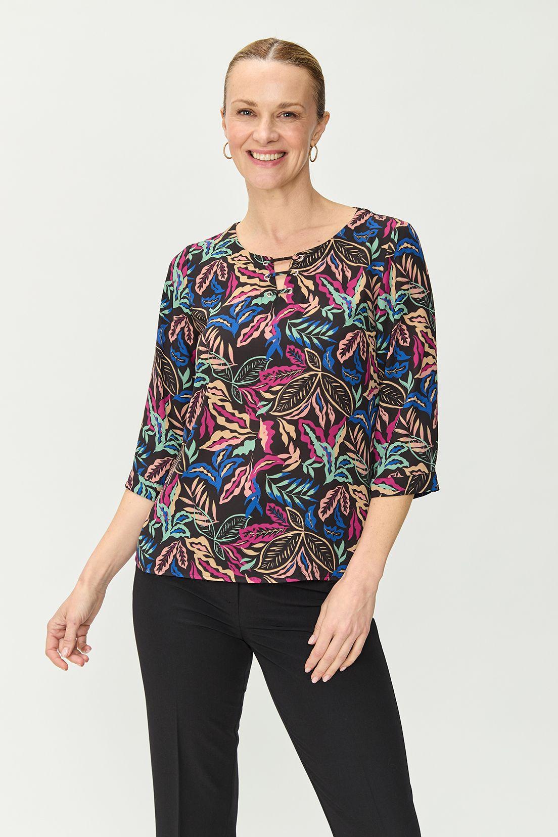 Blusa Fantaisa Negro Ma Griffe 14104224004102-4