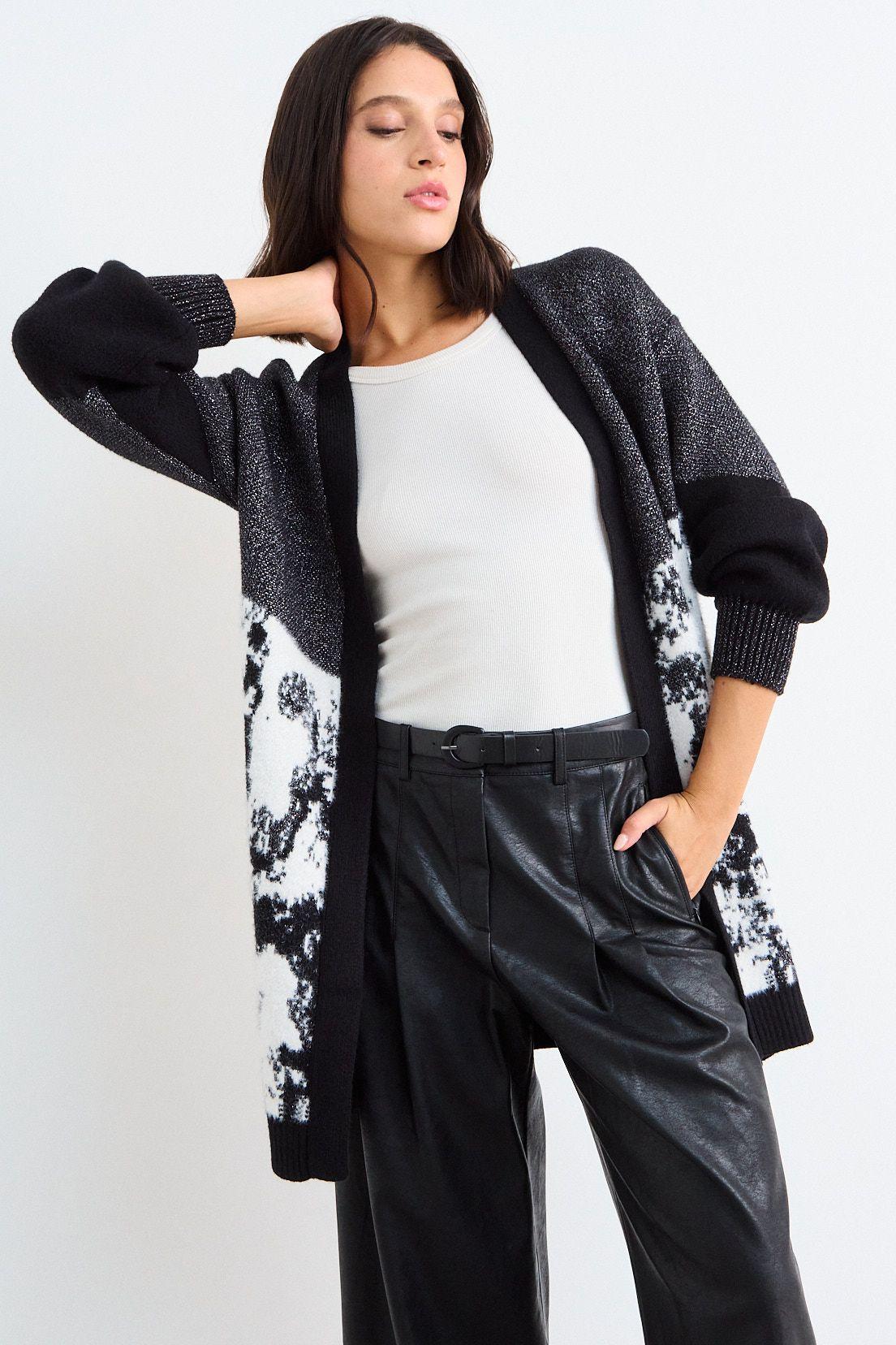 Cardigan De Tope Negro iO 18620126010102-0