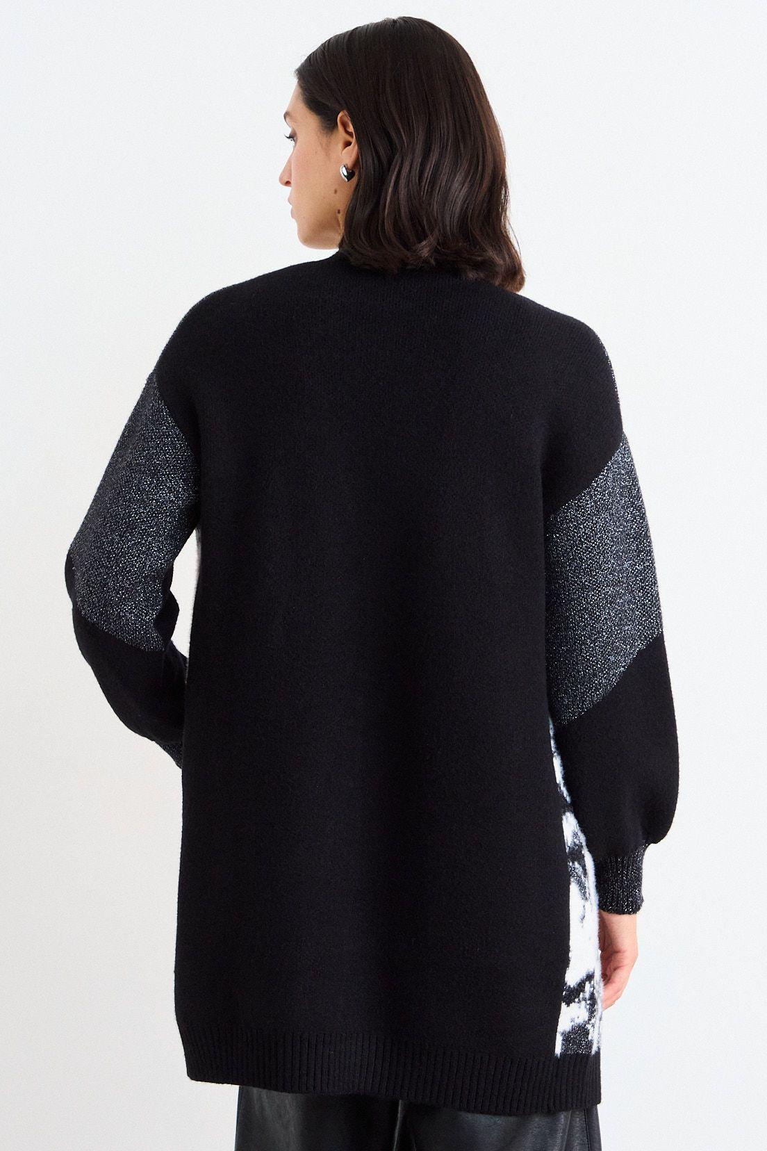 Cardigan De Tope Negro iO 18620126010102-2
