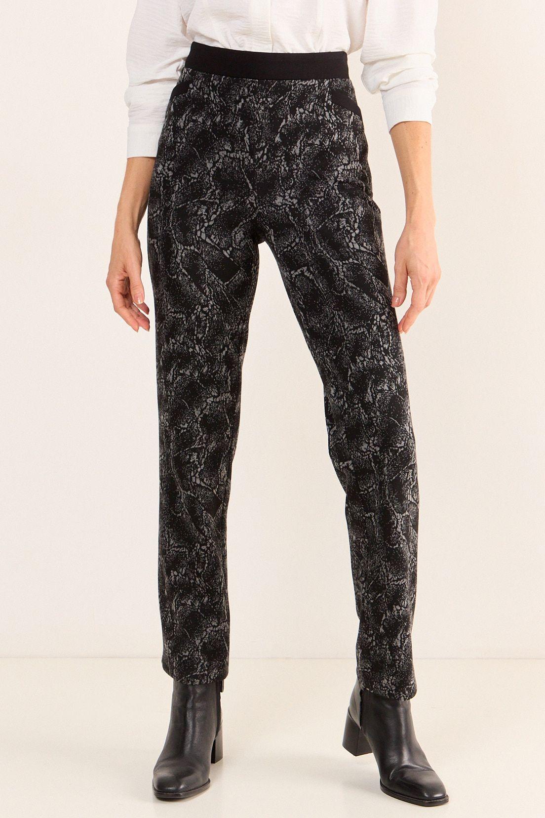 Calza Estampada Gris Ma Griffe 11602126050113-1