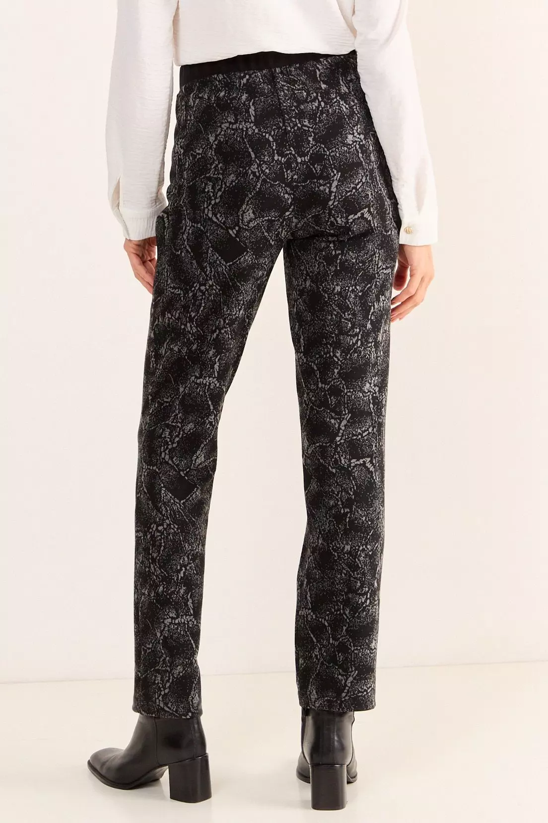 Calza Estampada Gris Ma Griffe 11602126050113-3