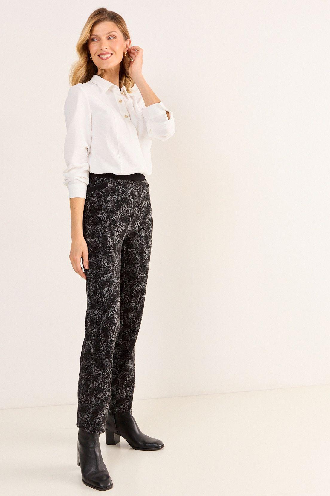 Calza Estampada Gris Ma Griffe 11602126050113-4