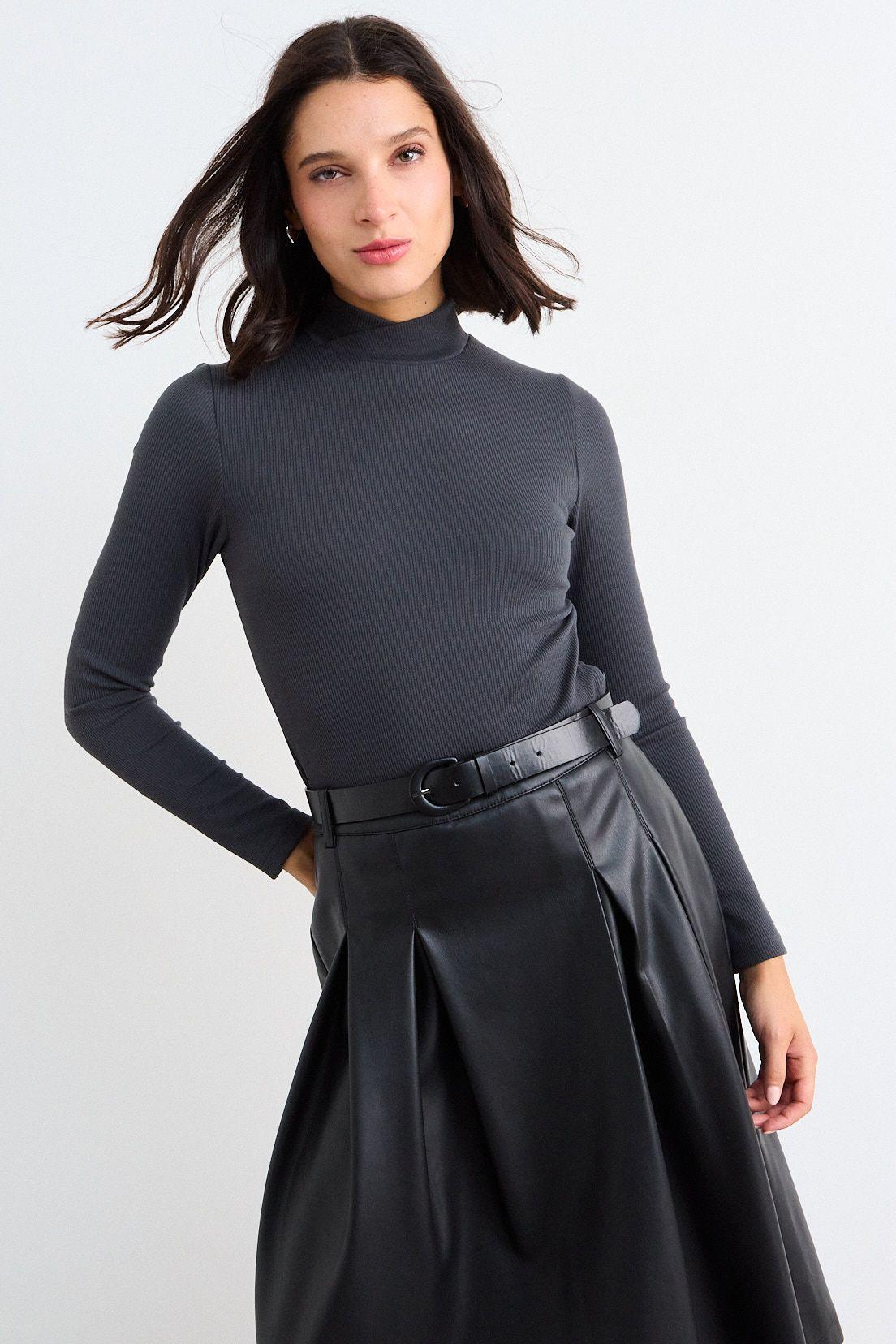 Polera Lisa Gris iO 14220126063163-0