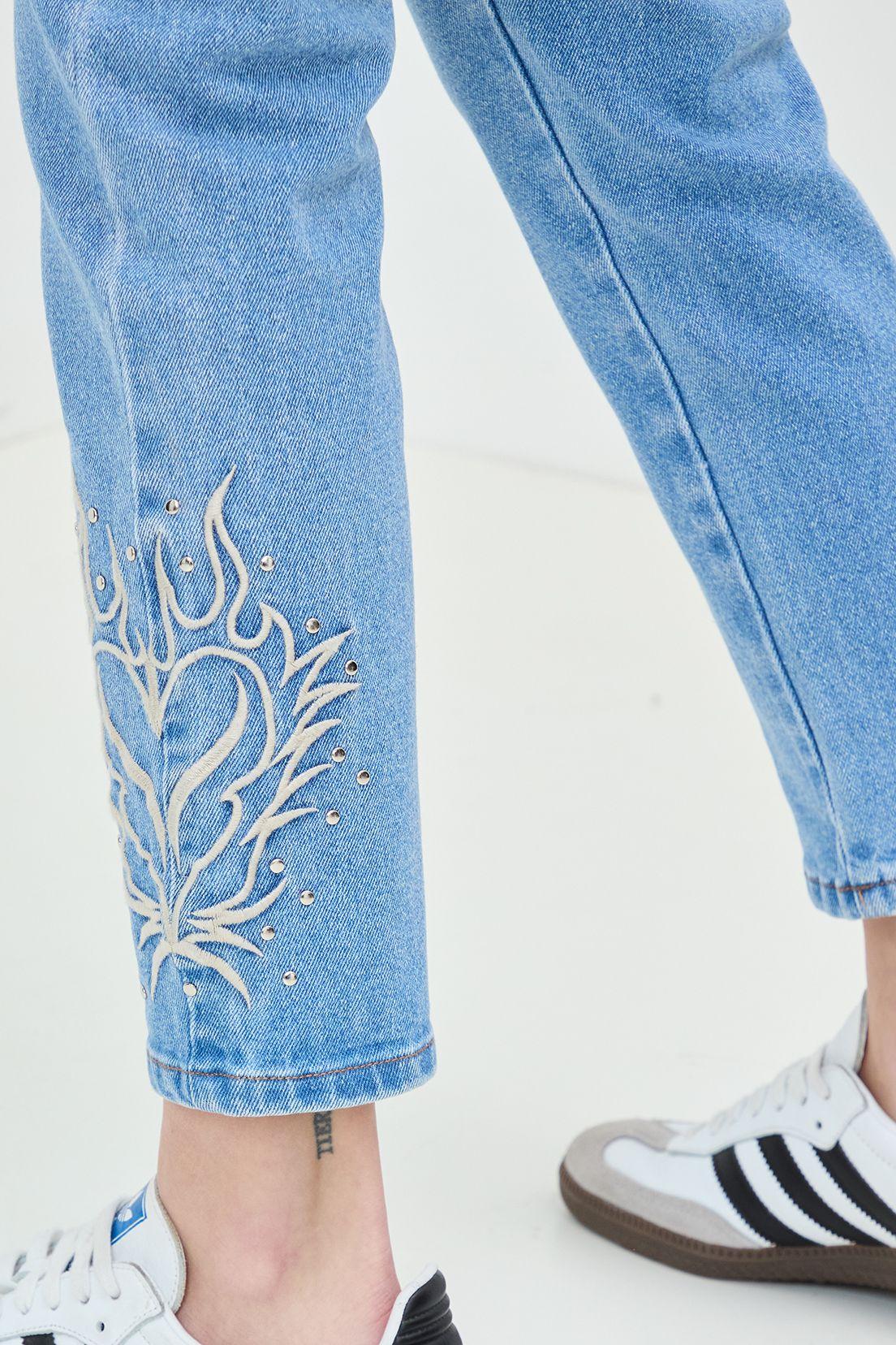 Jeans Liso Celeste 11320125053110-2