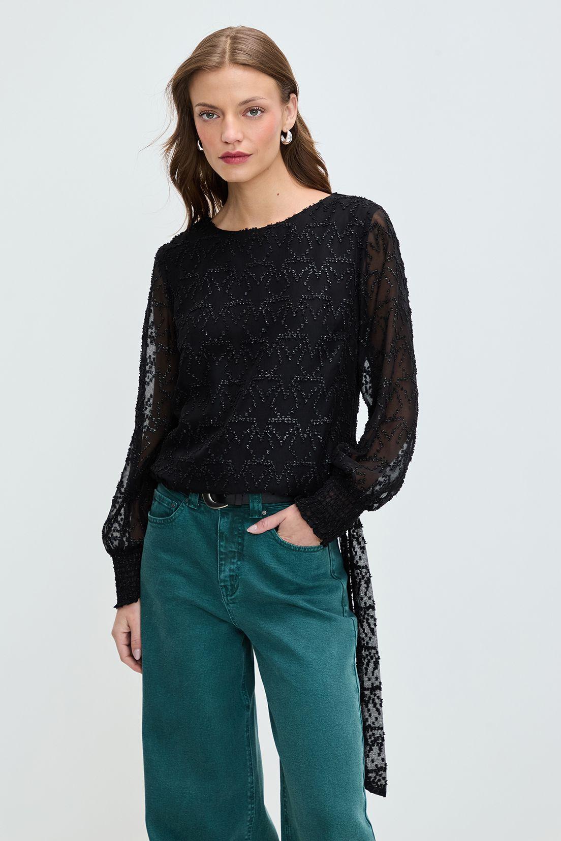Blusa Fantasia Negro 14120125006102-0