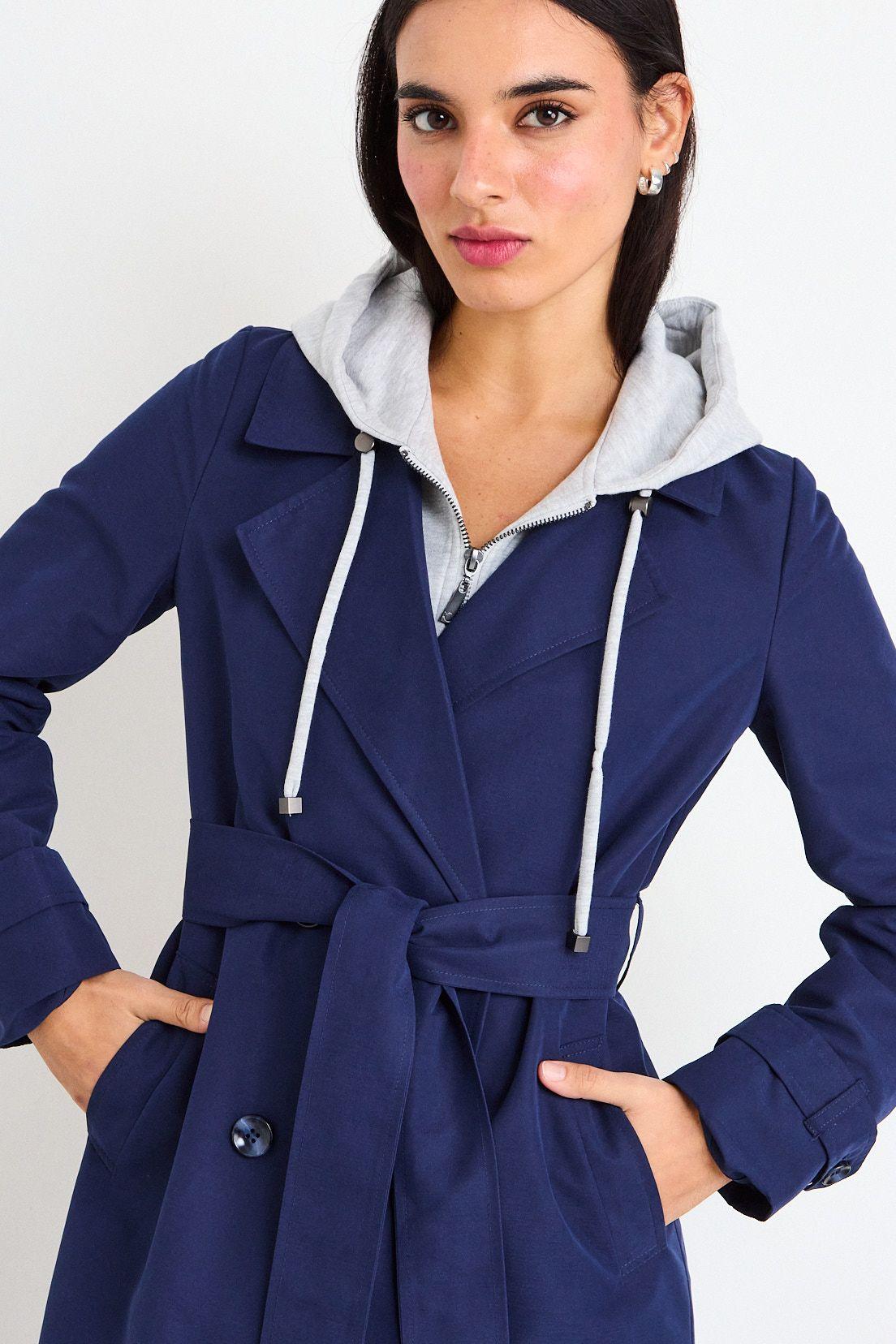 Trench Liso Azul iO 17420226100104-1