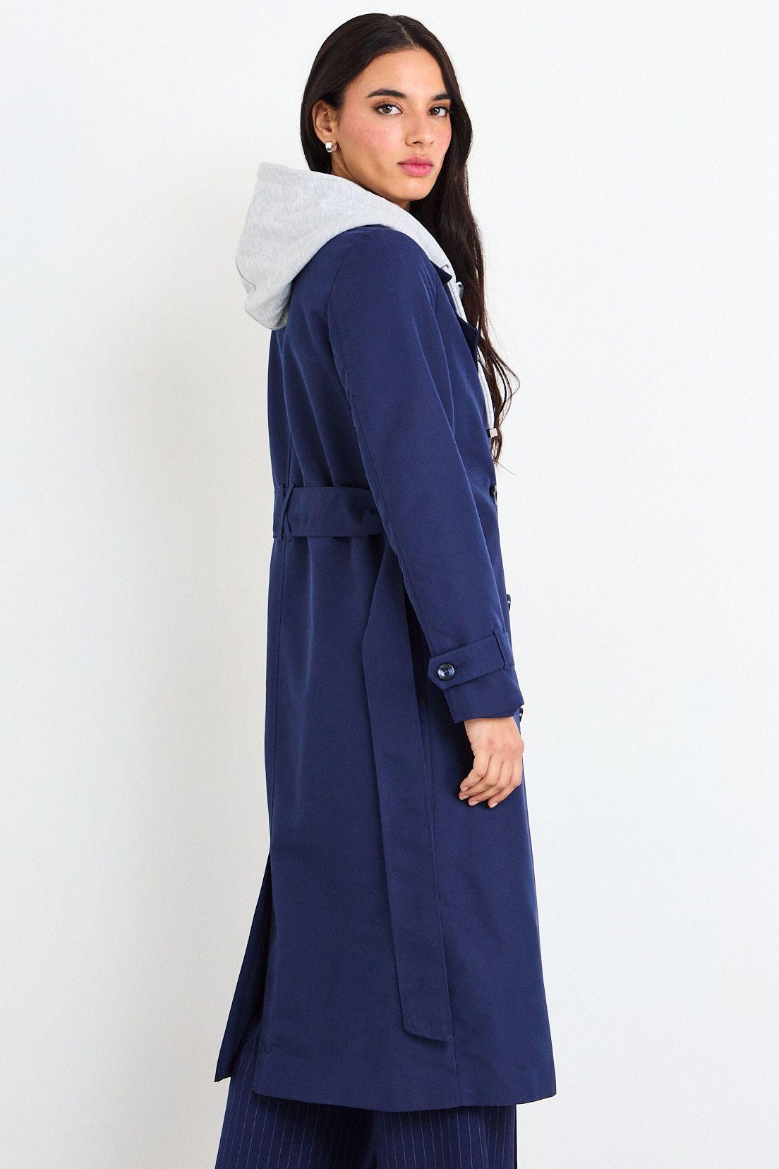 Trench Liso Azul iO 17420226100104-3