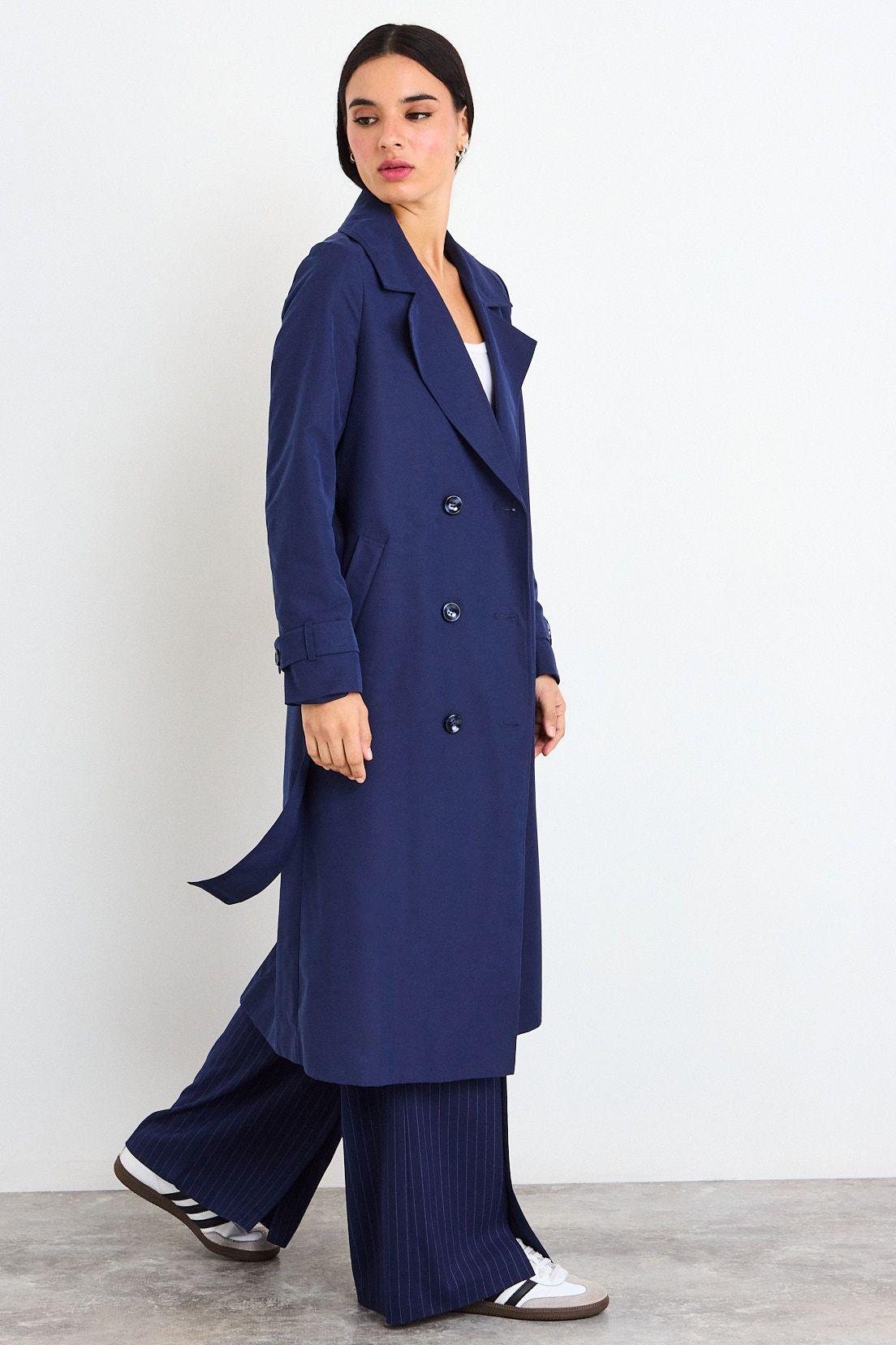 Trench Liso Azul iO 17420226100104-4