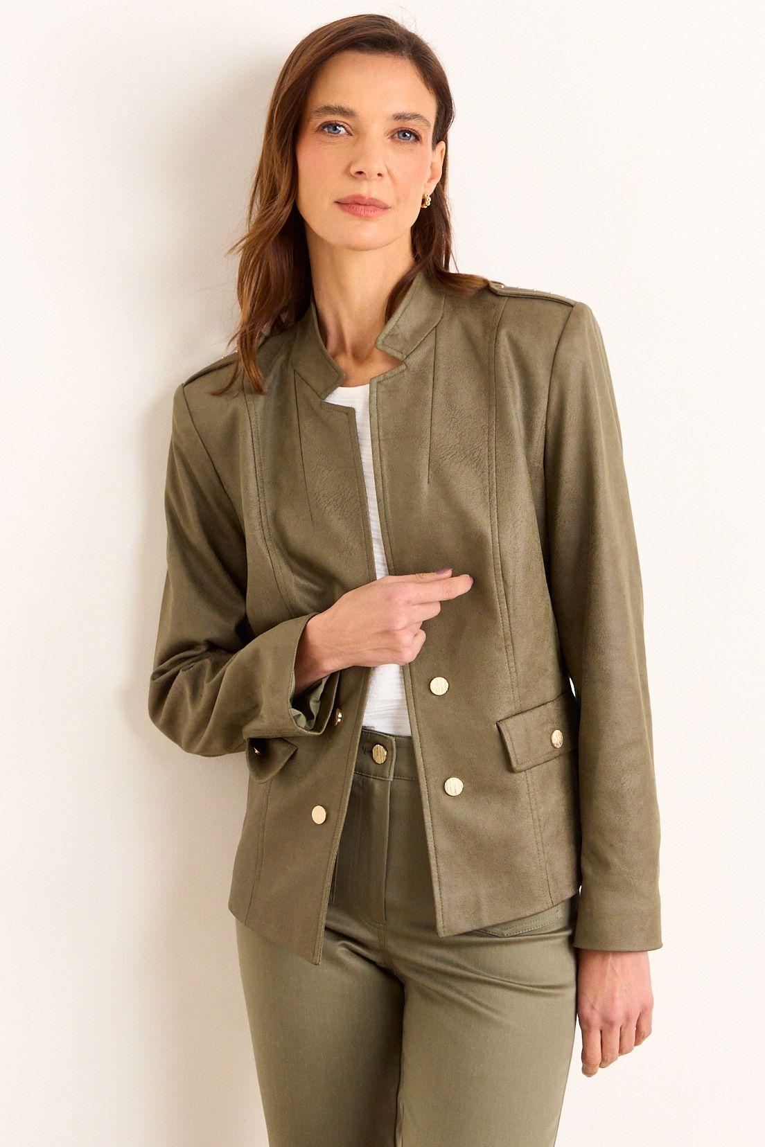 Chaqueta Look Militar Verde Oliva Ma Griffe 17502226050107-0