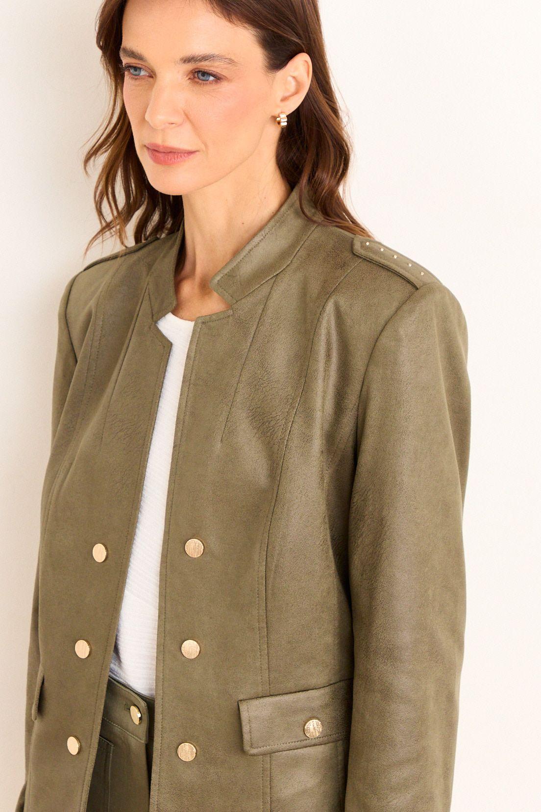Chaqueta Look Militar Verde Oliva Ma Griffe 17502226050107-1