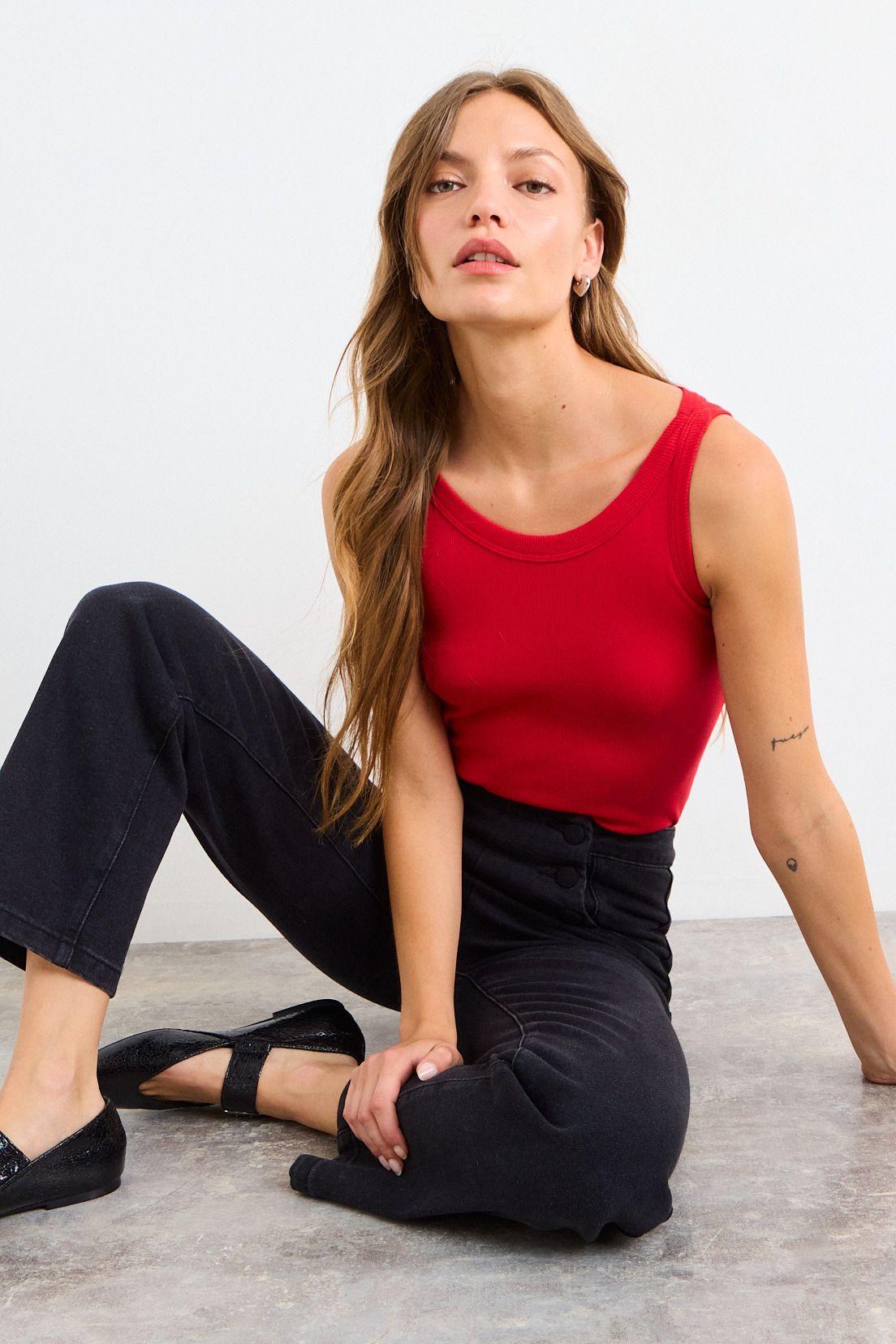 Polera Lisa Rojo iO 14204225095103-3