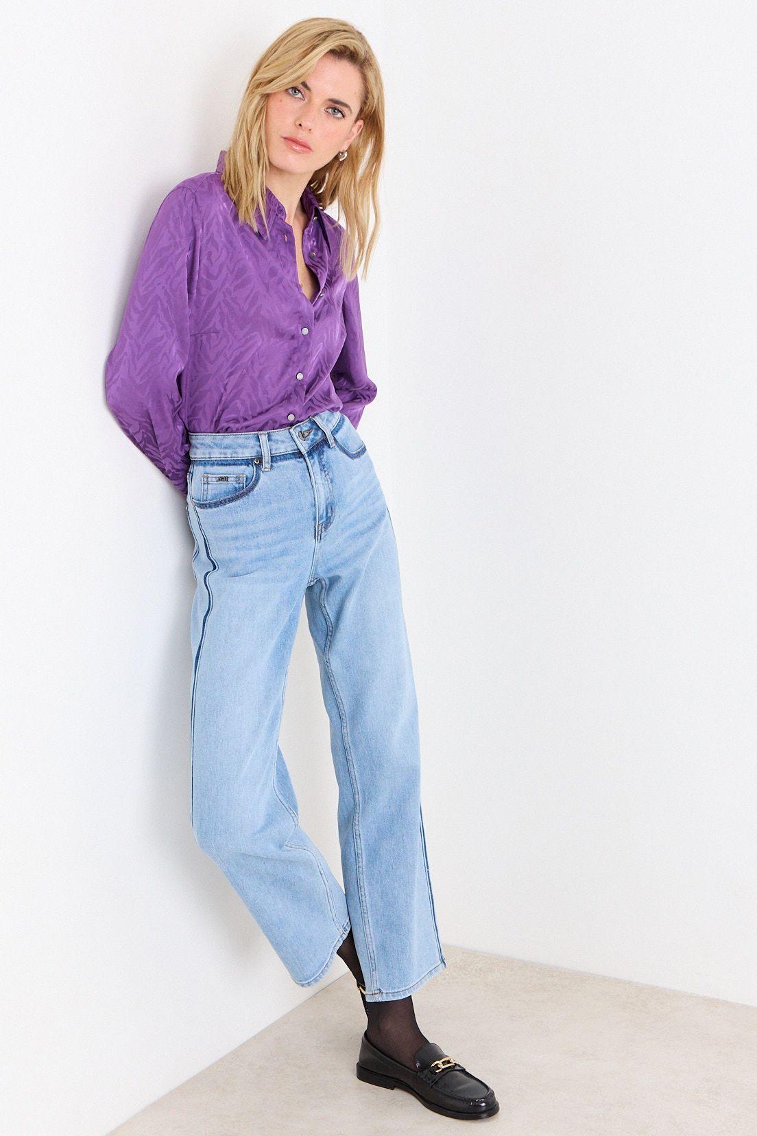 Blusa Camisera Morado Ash 14007226003121-4