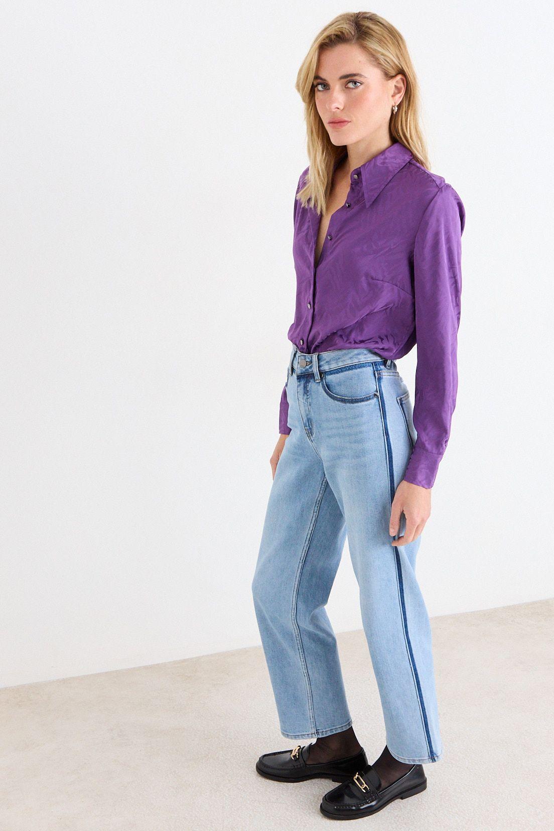 Blusa Camisera Morado Ash 14007226003121-3