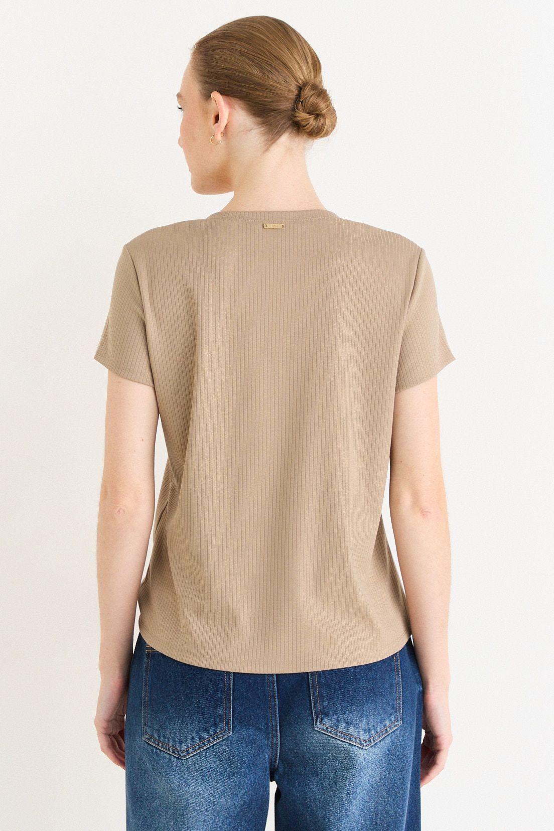 Polera Manga Corta Amarillo Ash 14207226011108-2