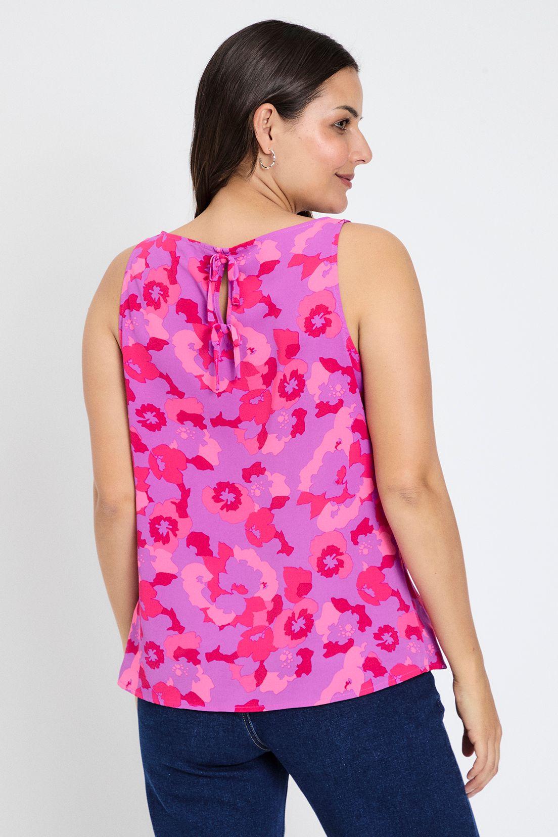 Blusa Estampada Morado Ash 14107224008121-3