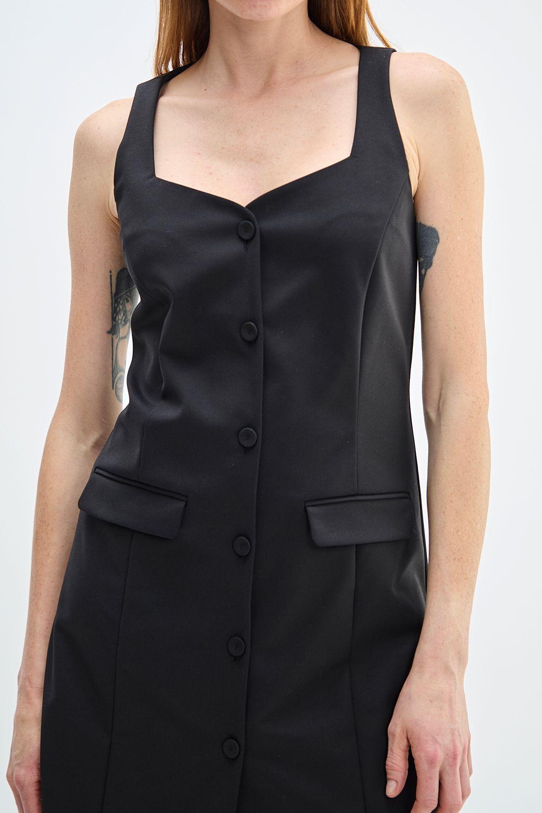 Vestido Liso Negro Ash 13007224010102-1