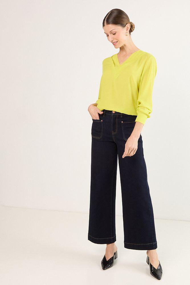 Blusas Amarillo Ma Griffe 14004225002108-3