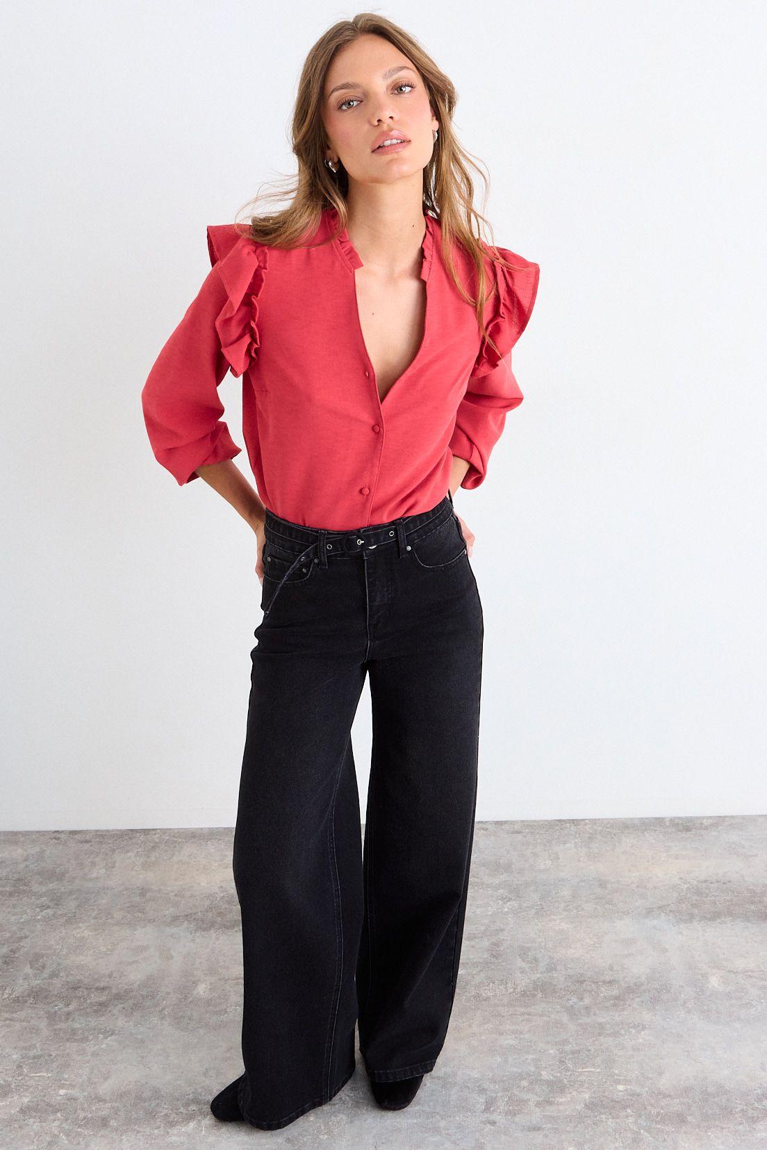 Blusa Lisa Burdeos iO 14020126014112-4