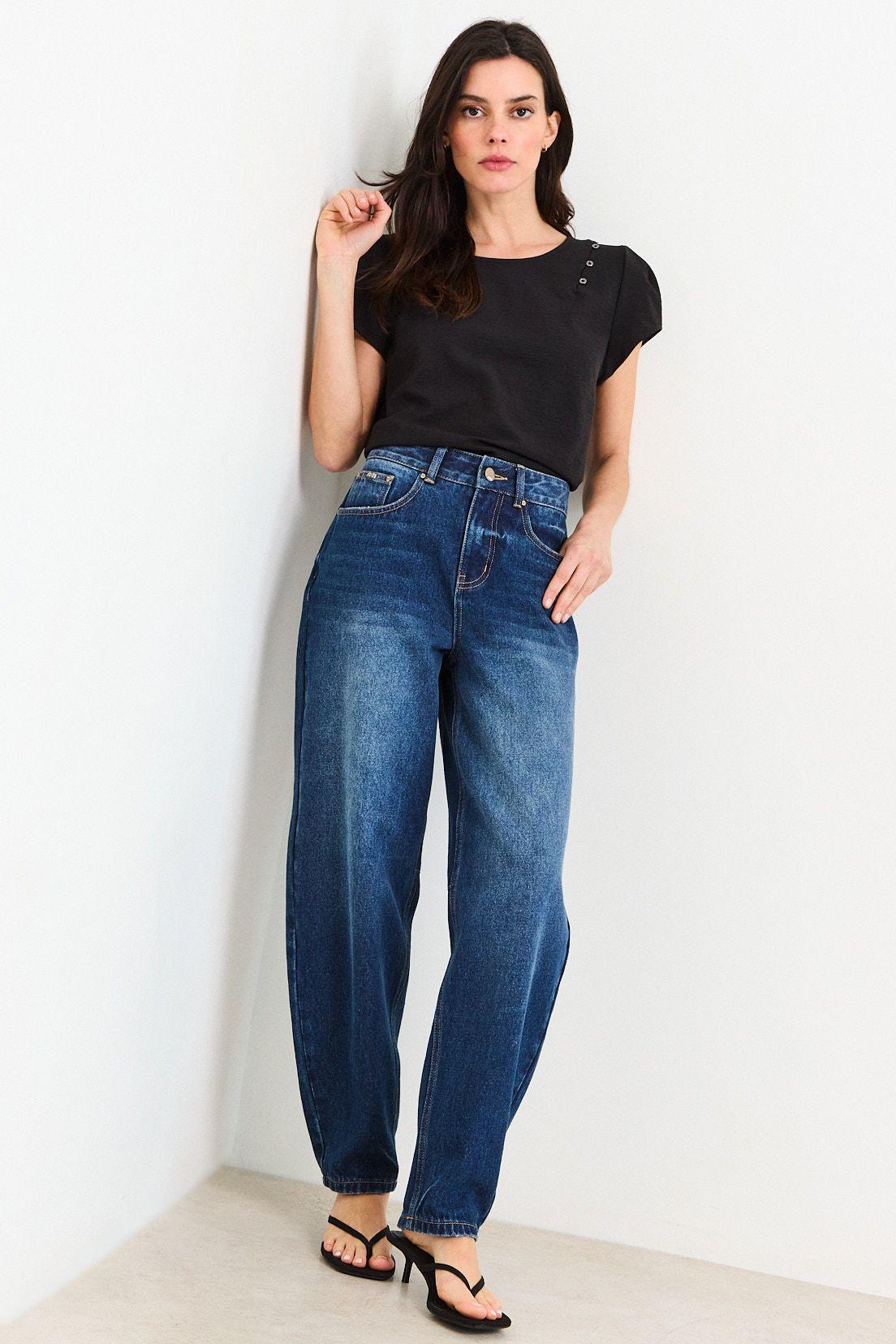 Blusas Manga Corta Negro Ash 14007226060102-4