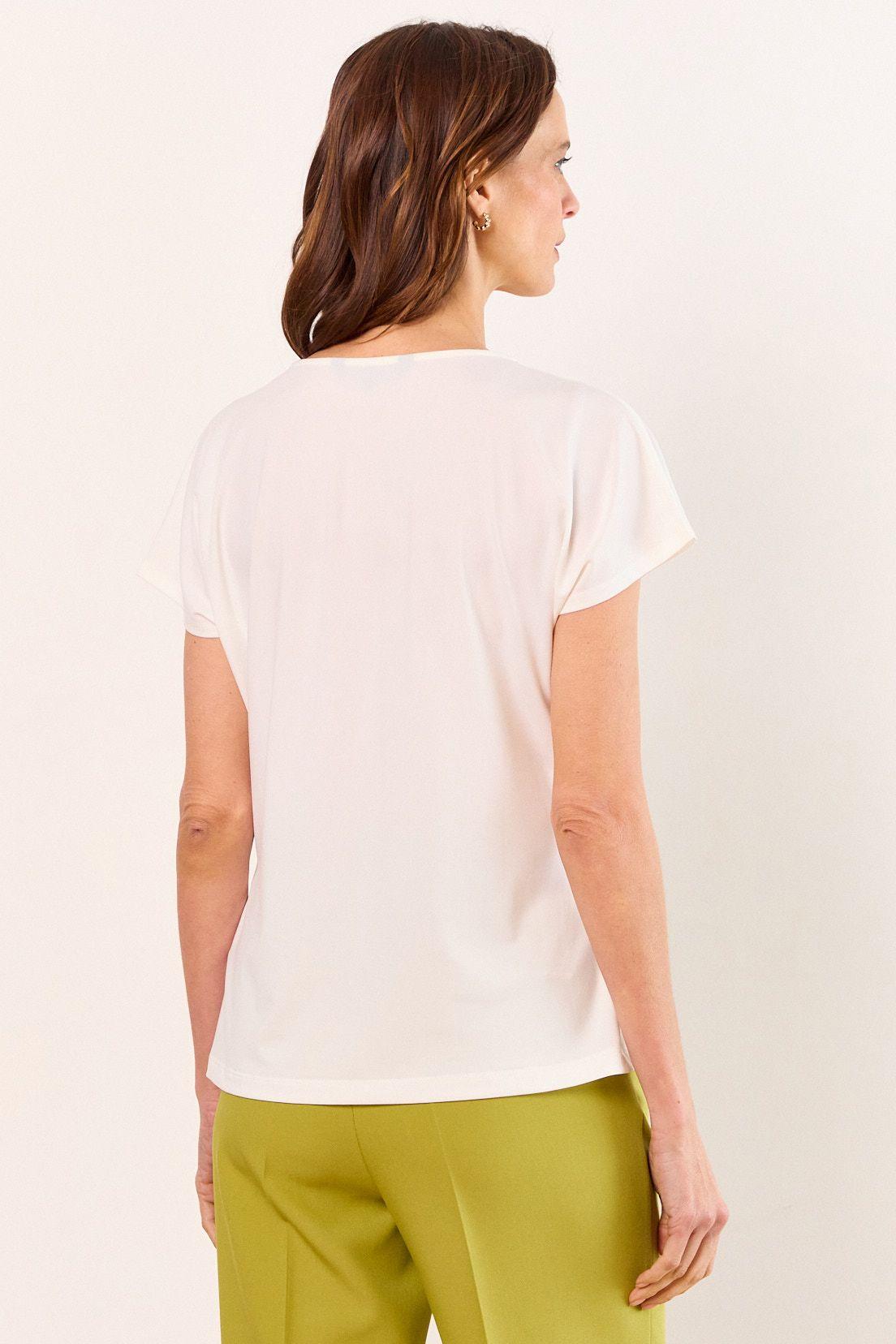 Polera Manga Corta Blanco Ma Griffe 14202226004101-2
