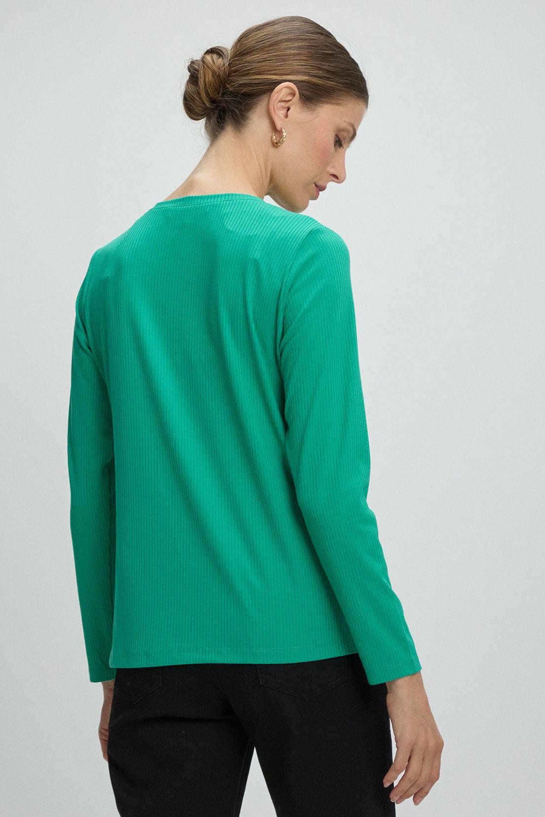 Polera Manga Larga Verde Ma Griffe 14202225001217-2