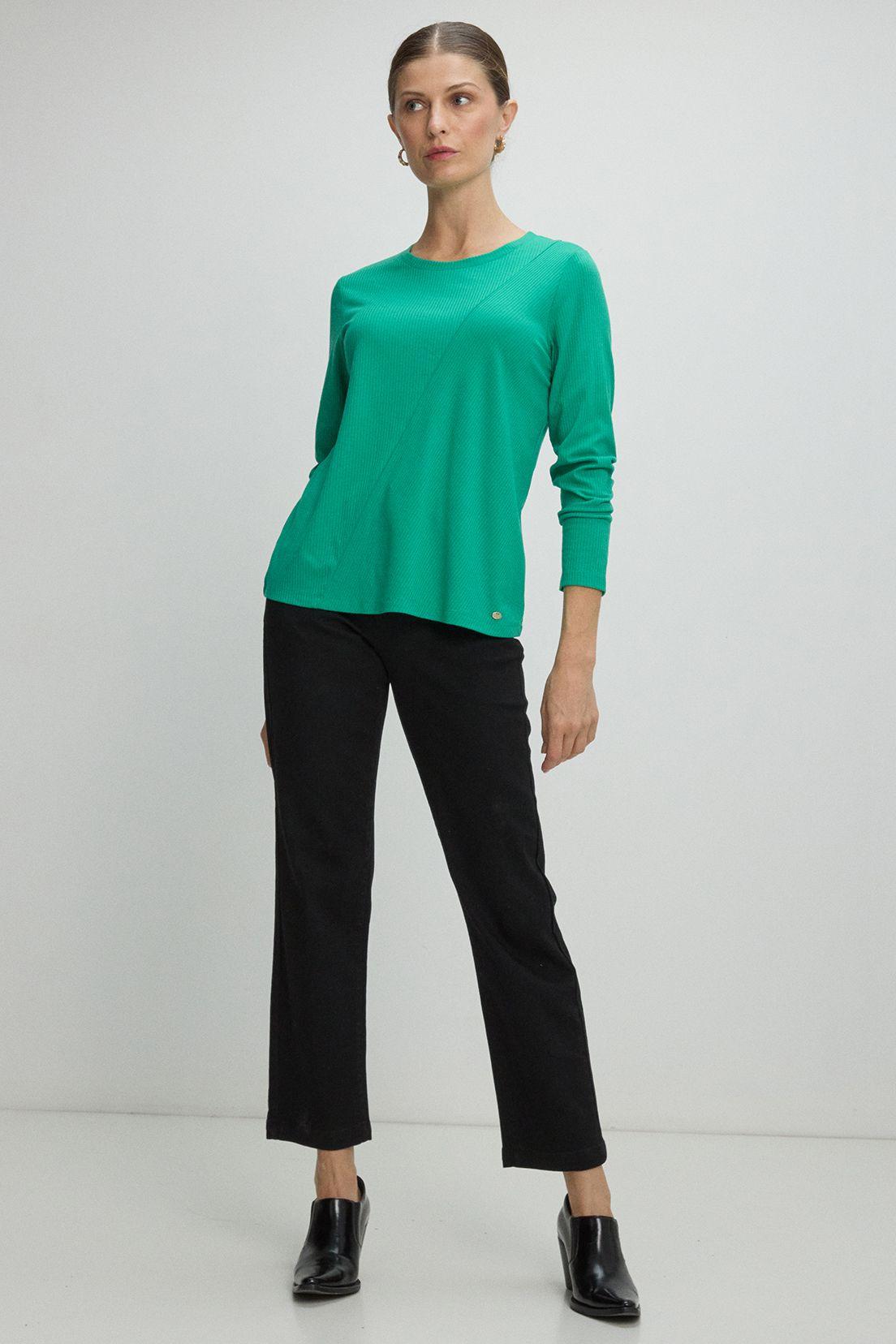 Polera Manga Larga Verde Ma Griffe 14202225001217-4