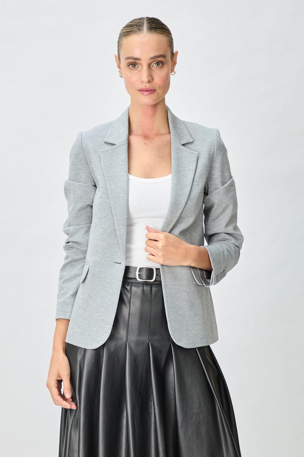 Blazer Liso Gris 16020125054113-2
