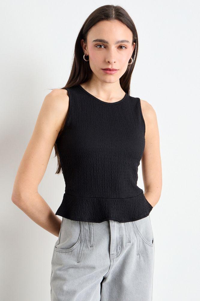 Polera Lisa Negro iO 14220225075102-0