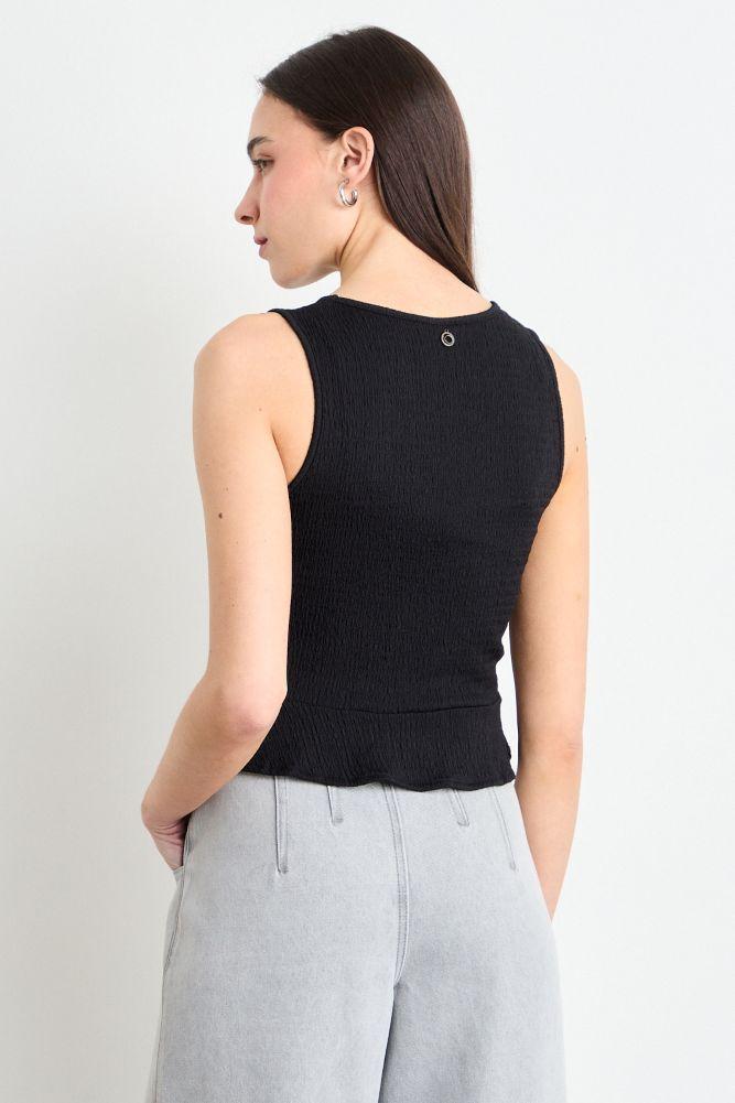 Polera Lisa Negro iO 14220225075102-2