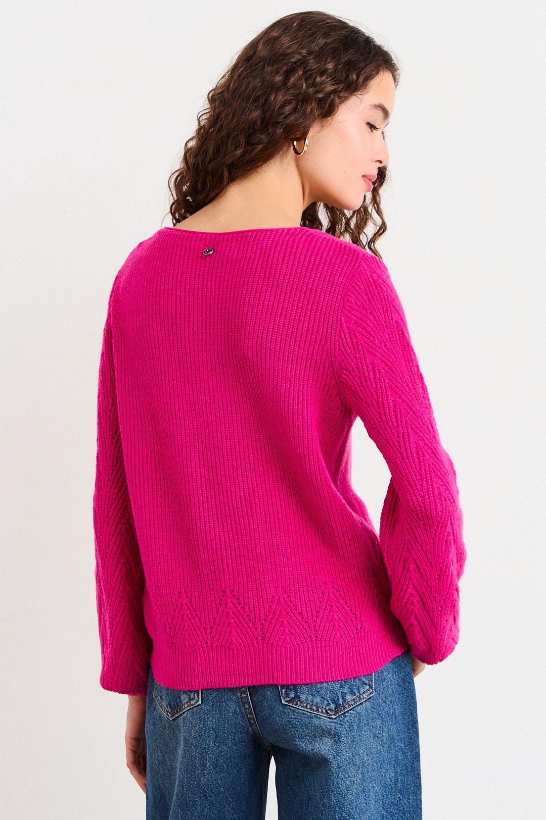 Sweater Liso Fucsia iO 18120226001116-3