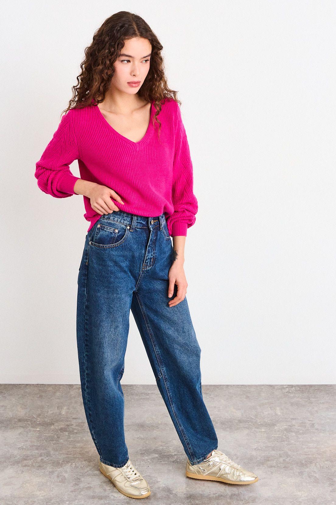 Sweater Liso Fucsia iO 18120226001116-4