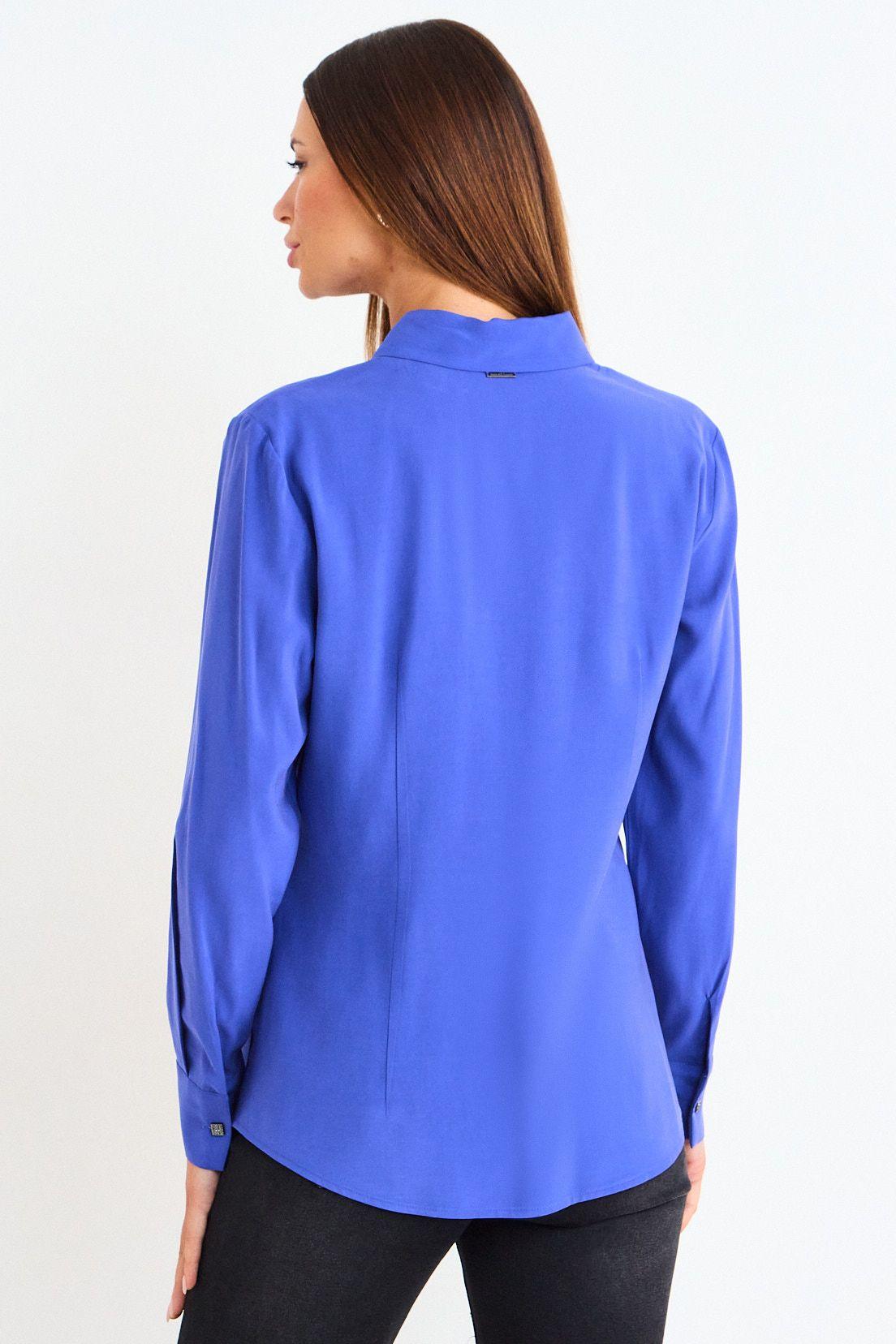 Blusa Lisa Camisera Azul Ash 14007126063134-2
