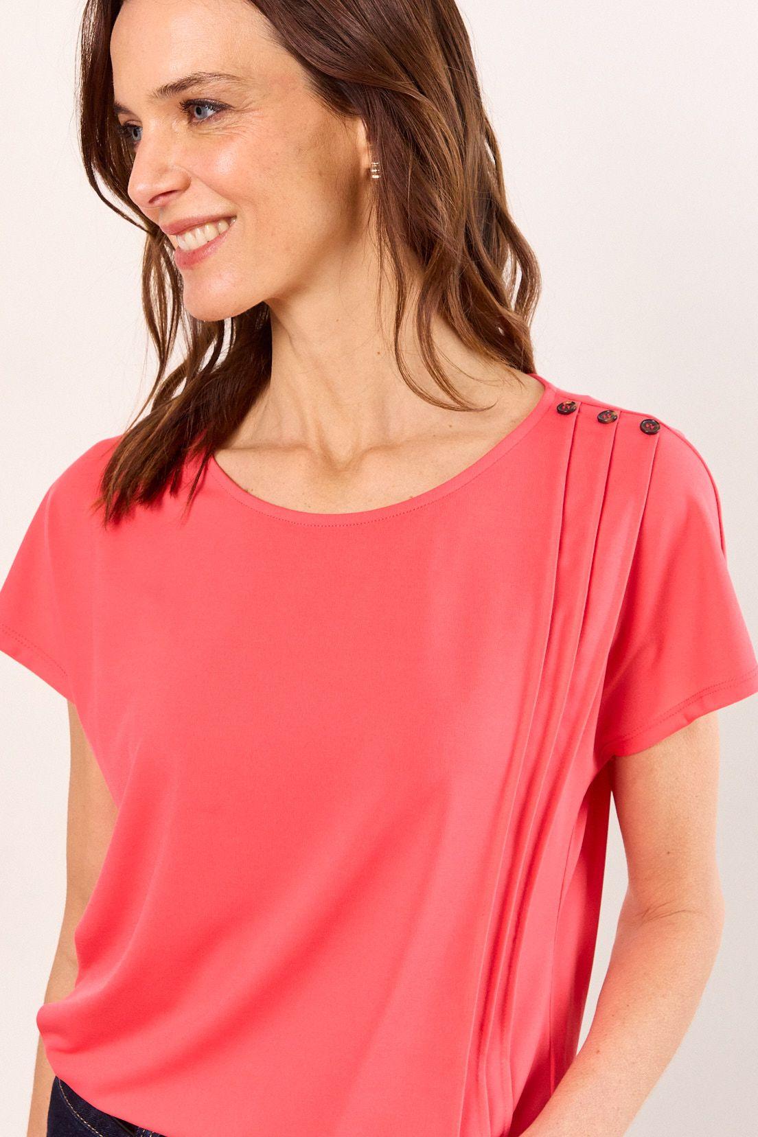 Polera Manga Corta Coral Ma Griffe 14202226004133-0