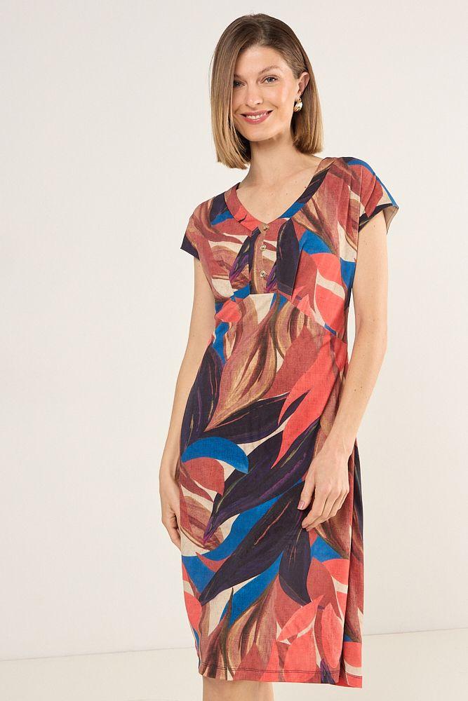 Vestido Escote En V Negro Ma Griffe 13102225013102-0