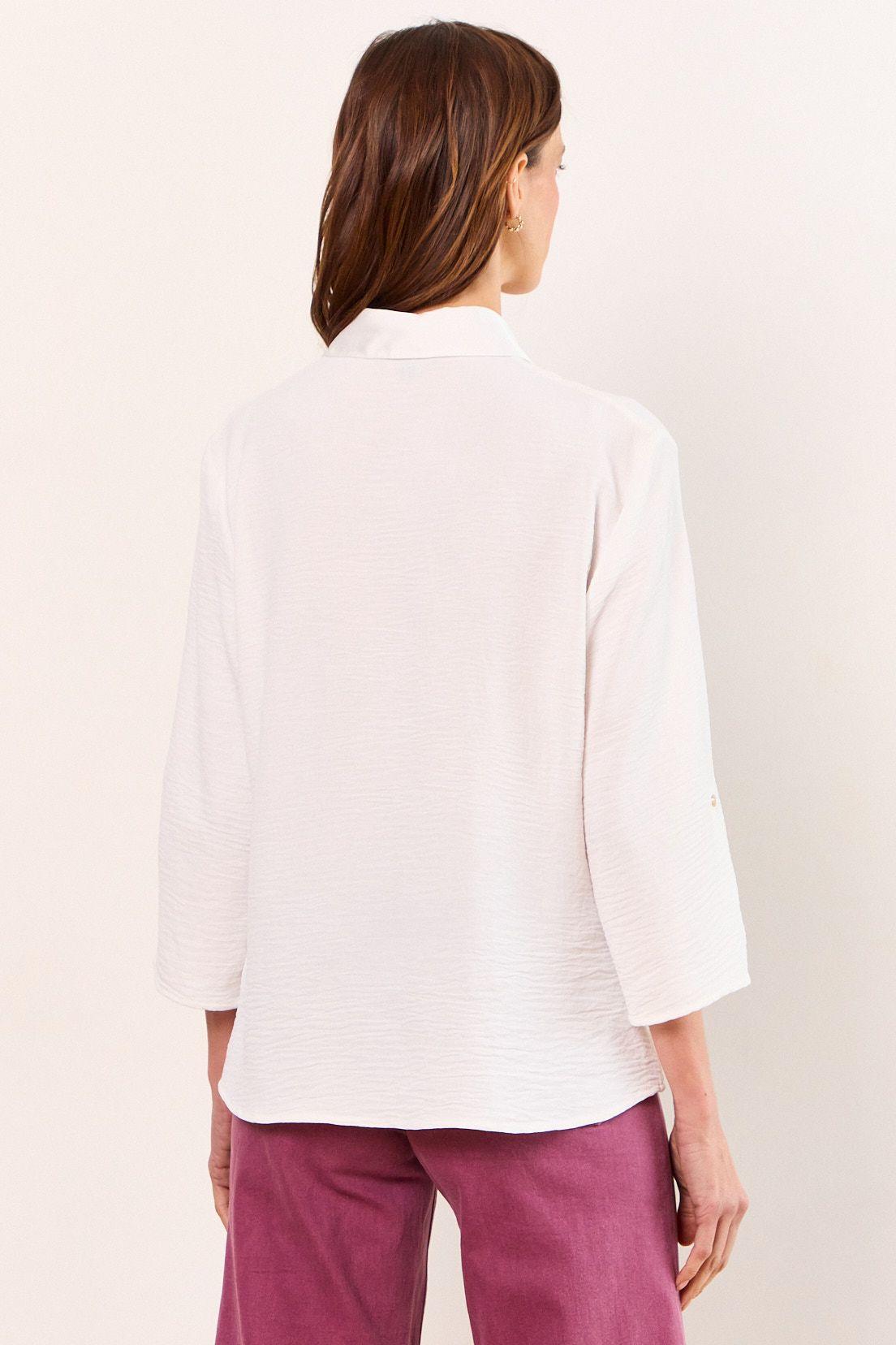 Blusas Manga Larga Blanco Ma Griffe 14002226055101-2