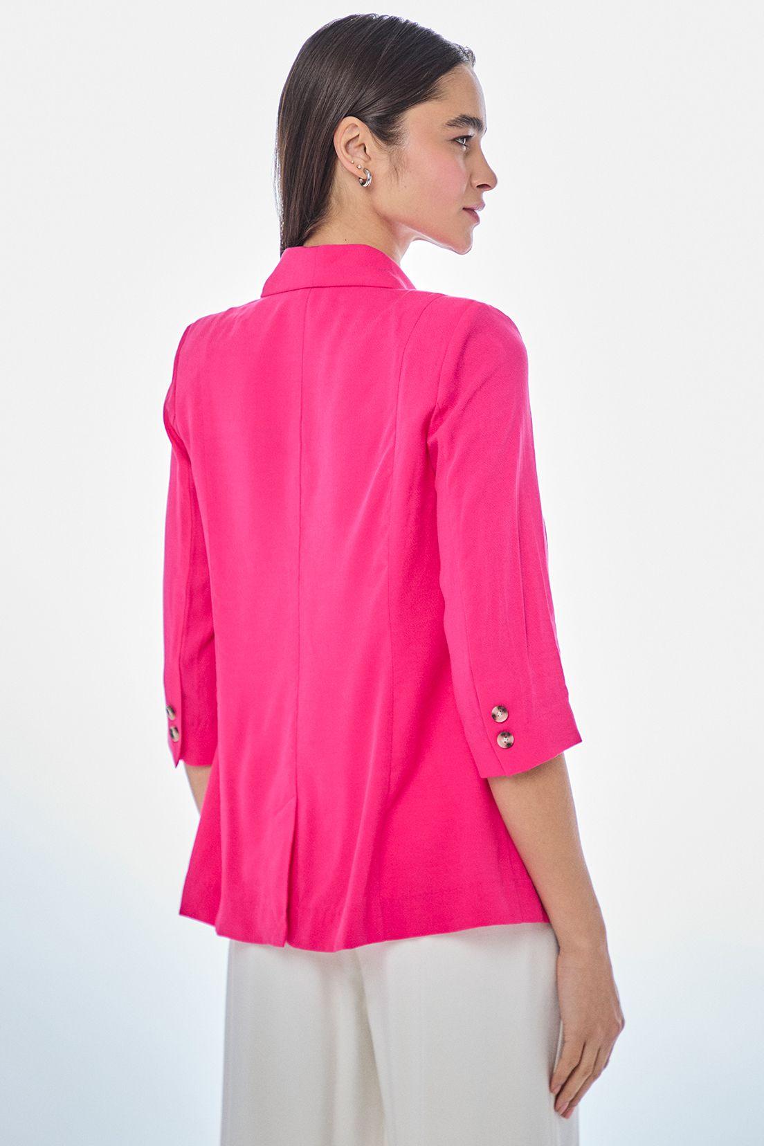 Blazer Liso Fucsia iO 16020224019116-3