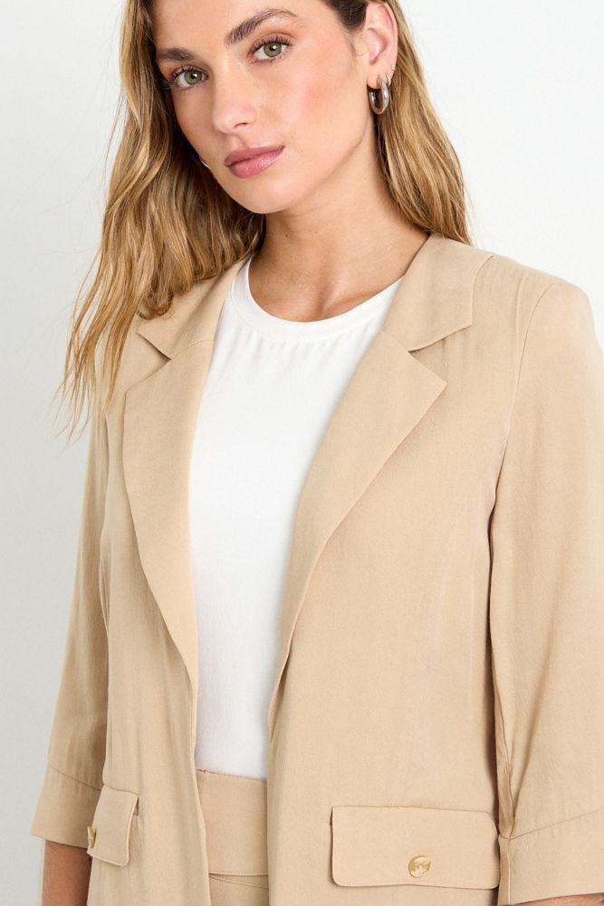 Blazer Liso Beige iO 16020225024106-1