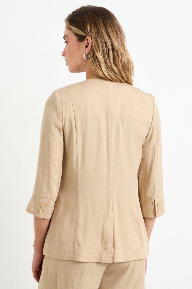Blazer Liso Beige iO 16020225024106-2