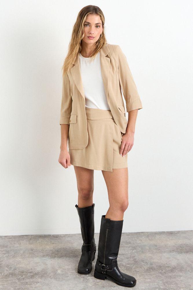 Blazer Liso Beige iO 16020225024106-3