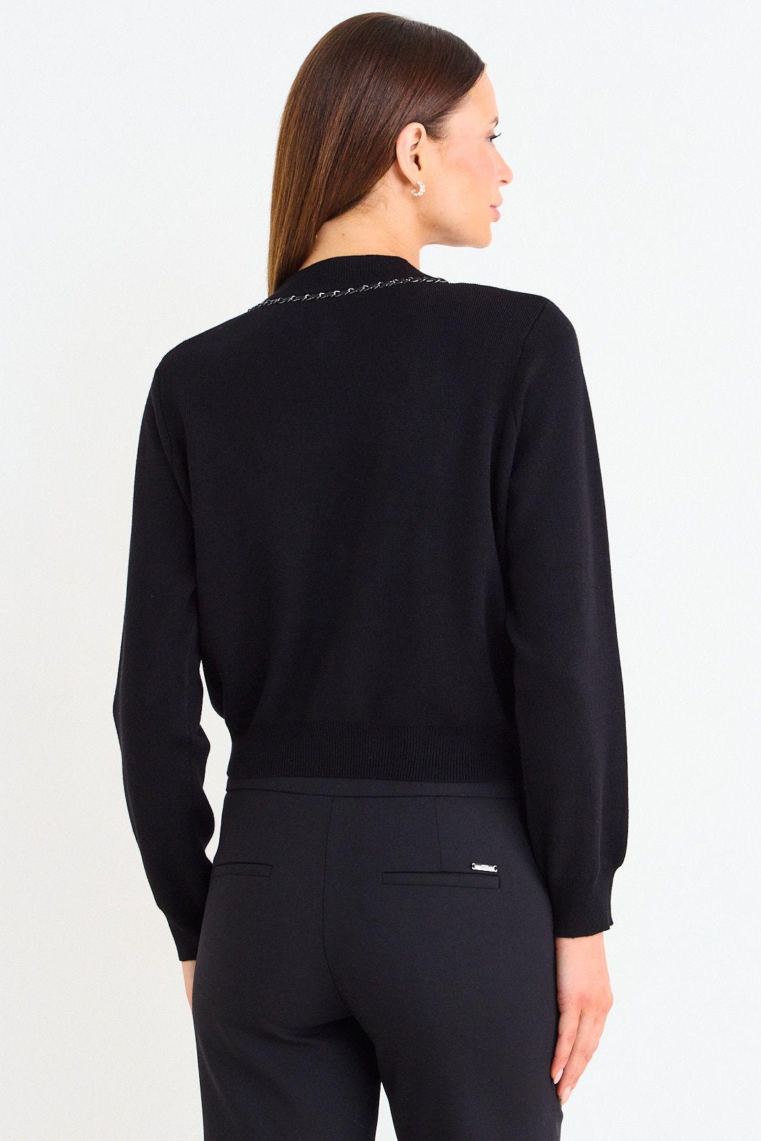 Cardigan Cadena Negro Ash 18007126006102-2