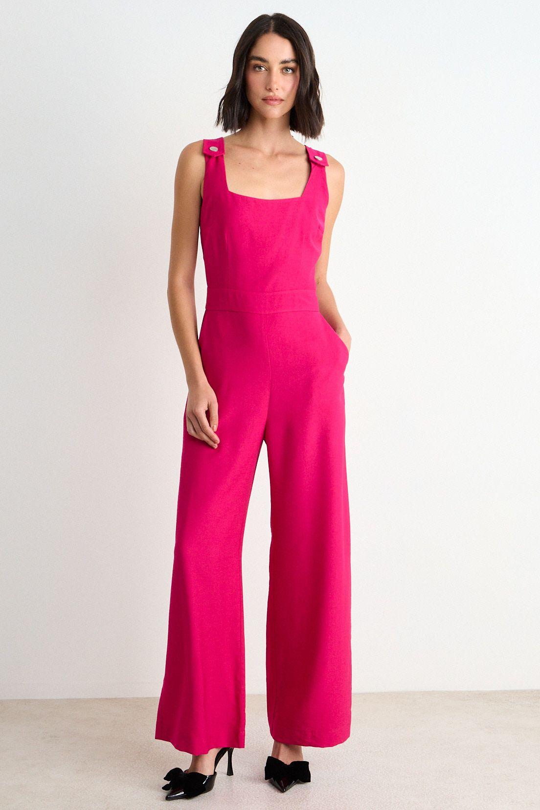 Enterito Largo Sin Mangas Fucsia Ash 13207126050116-0