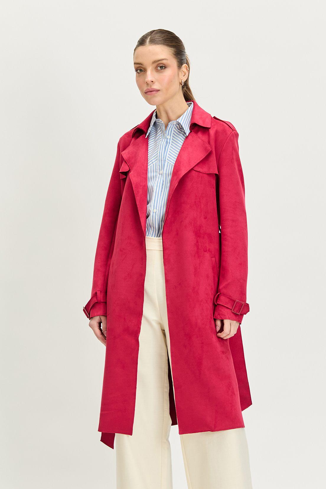 Trench Liso Rojo iO 17404224002103-0