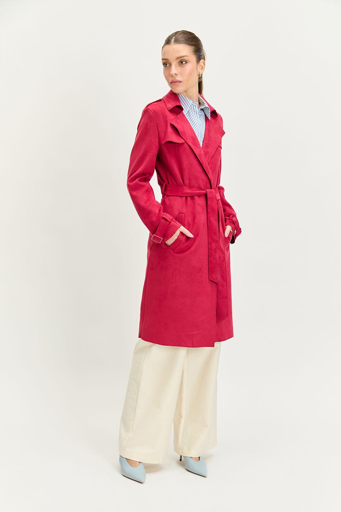 Trench Liso Rojo iO 17404224002103-2