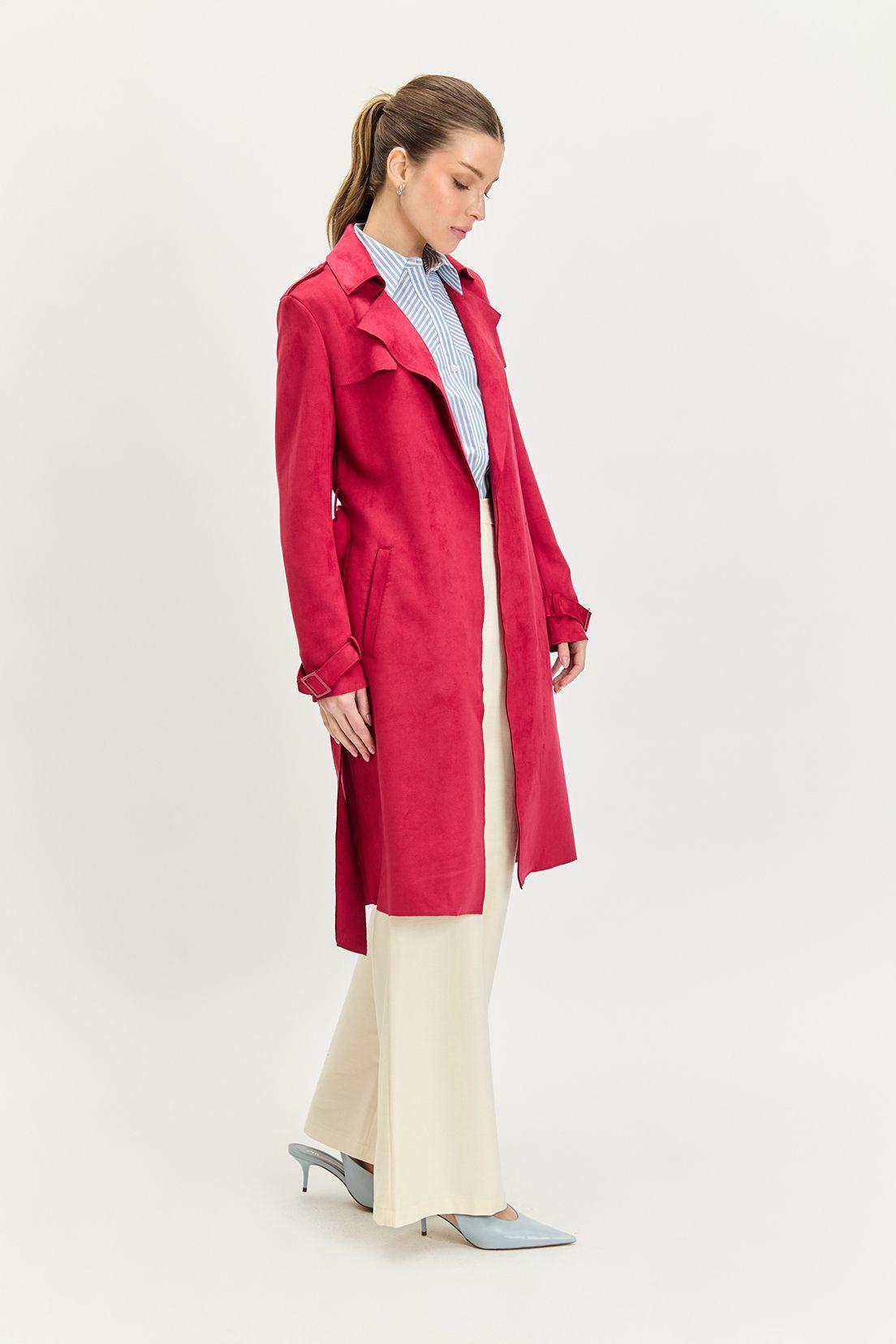 Trench Liso Rojo iO 17404224002103-3